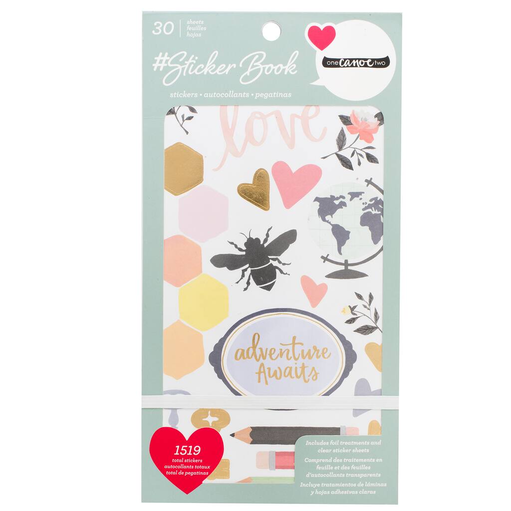 Find The American Crafts One Canoe Two Sticker Book At Michaels